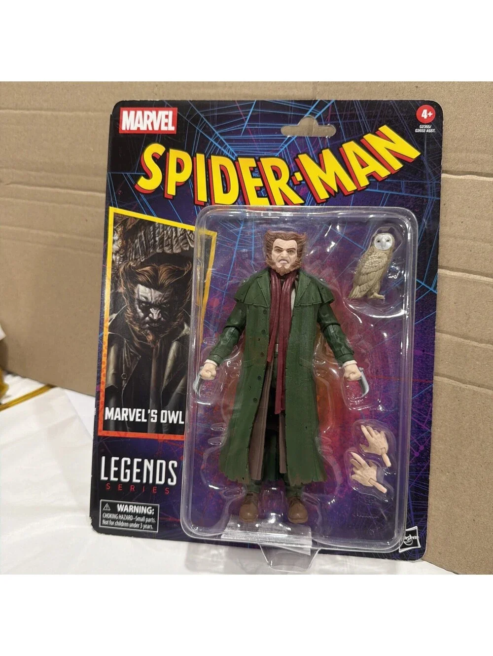 Marvel Legends Retro Cardback Marvel's Owl 6-Inch Action Figures by Hasbro